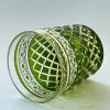 Handgefertigtes Edo-Kiriko-Kristallglas im zweifarbigen Design Edo Kiriko Handcrafted Dual-Tone Crystal Glass | Geometric Faceted Cut - 3