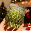 Handgefertigtes Edo-Kiriko-Kristallglas im zweifarbigen Design Edo Kiriko Handcrafted Dual-Tone Crystal Glass | Geometric Faceted Cut - 1