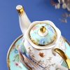 Phoenix English Tea Set for One: Elegant Bone China Teapot - 3