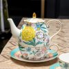 Tea-for-One-Set „Mailänder Garten“ aus Bone China Milan Garden Chrysanthemum Bone China Tea for One Set - 9