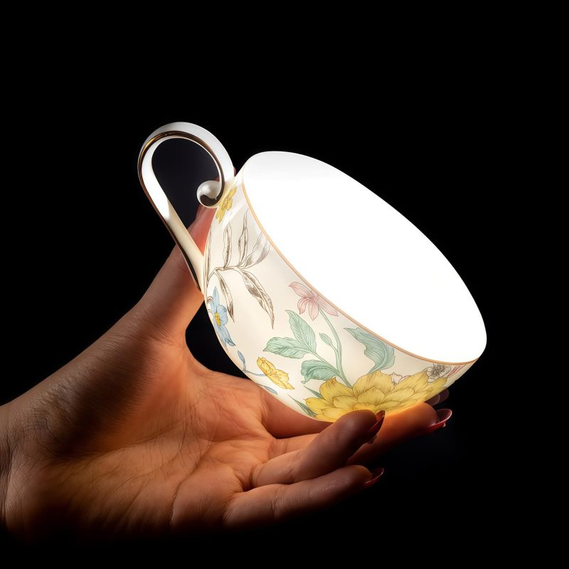 Tea-for-One-Set „Mailänder Garten“ aus Bone China Milan Garden Chrysanthemum Bone China Tea for One Set - 5