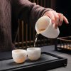 Edles Gongfu-Teeset aus Keramik mit Drachenrelief Exquisite Dragon Relief Ceramic Gongfu Tea Set - Authentic Chinese Tradition - 5