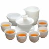 Edles Gongfu-Teeset aus Keramik mit Drachenrelief Exquisite Dragon Relief Ceramic Gongfu Tea Set - Authentic Chinese Tradition - 8