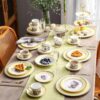 Handgefertigtes Skagen Teeservice aus feinstem Bone China Skagen Handcrafted Bone China Tea Set | Vintage European Dinnerware - 2