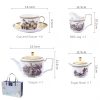 Handgefertigtes Skagen Teeservice aus feinstem Bone China Skagen Handcrafted Bone China Tea Set | Vintage European Dinnerware - 6