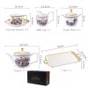 Handgefertigtes Skagen Teeservice aus feinstem Bone China Skagen Handcrafted Bone China Tea Set | Vintage European Dinnerware - 7