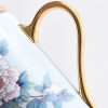 Porzellan-Teetasse mit Pfingstrosen-Motiv, Goldrand, Teesieb und Deckel Peony Porcelain Tea Mug with Gold Trim, Infuser & Lid | Elegant Tea Cup - 6