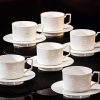 Weißes Porzellan-Teeservice mit Bohème-Relief White Bohemian Embossed Porcelain Tea Set - Elegant English Teaware - 8