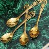 Luxury Green Porcelain Tray with Gold-Plated Handles | Elegant Decor - 3