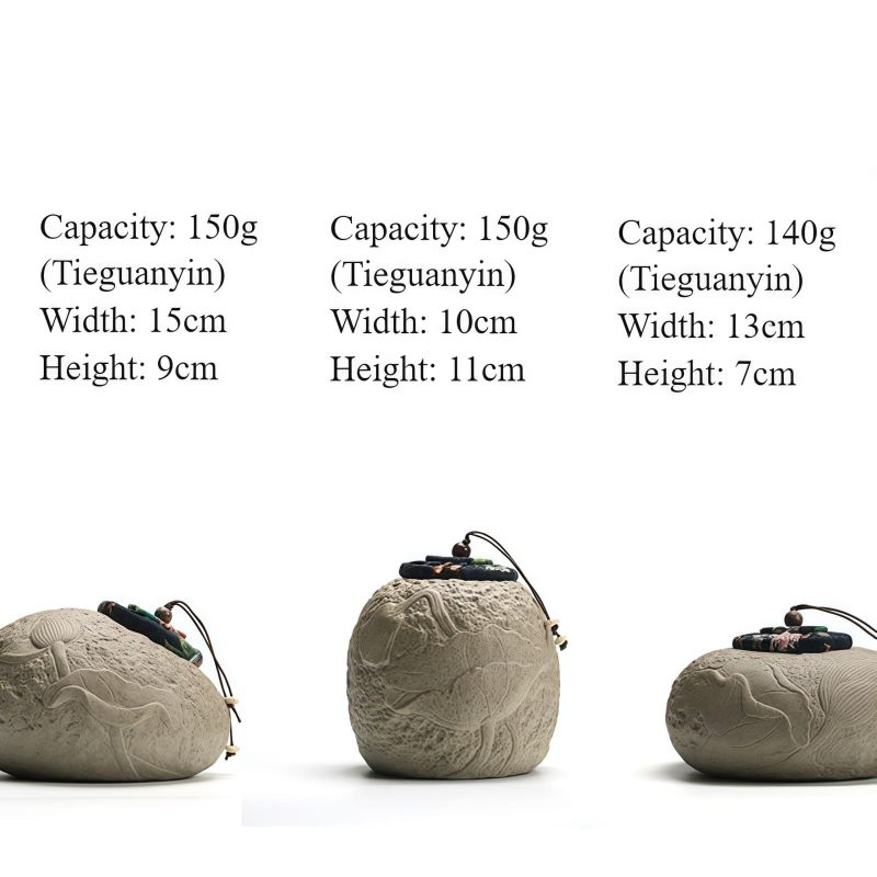 Japanische Teedose aus Keramik – Traditionell & Rund Japanese Traditional Round Ceramic Tea Caddy - Loose Tea Storage Canister - 6