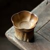 Rustikales Teeset aus holzgefeuerter Keramik mit brauner Glasur Rustic Wood-Fired Brown Glaze Pottery Tea Set - 4