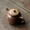 Rustikales Teeset aus holzgefeuerter Keramik mit brauner Glasur Rustic Wood-Fired Brown Glaze Pottery Tea Set - 1