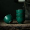 Minimalist Japanese Tea Set: Ceramic Teapot with Tray - 6