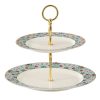 Florale Etagere aus Bone China Floral Bone China Cupcake Stand | Elegant Dessert Display - 6