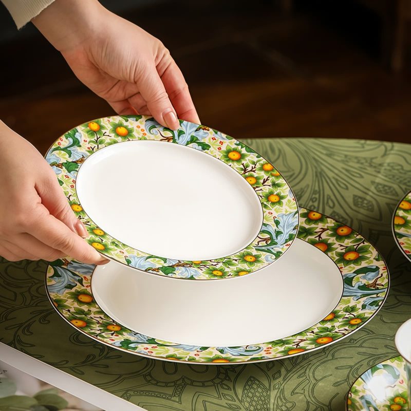 Florale Etagere aus Bone China Floral Bone China Cupcake Stand | Elegant Dessert Display - 4