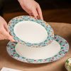 Florale Etagere aus Bone China Floral Bone China Cupcake Stand | Elegant Dessert Display - 3