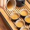 Gongfu-Teeset aus mattschwarzer Keramik mit Teetablett Pure Black Ceramic Kung Fu Tea Set with Tray | Authentic Gongfu Ceremony - 5