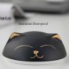 Keramik-Teetasse mit Katzenmotiv, Teesieb & Deckel Cat Face Ceramic Tea Mug with Infuser & Lid (12 oz) - 2