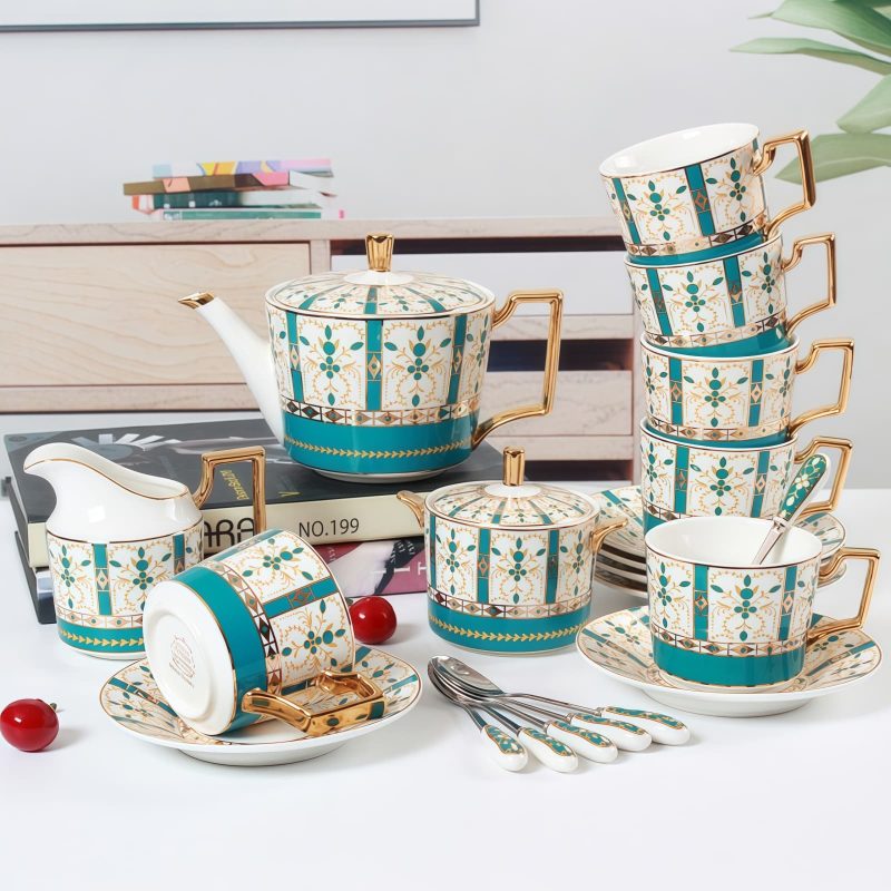 Classic English Bone China Afternoon Tea Set - Elegant & Timeless - 9