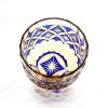 Edo Kiriko Blue-Amber Crystal Sake Glass | Handcrafted Japanese Glassware - 7