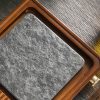 Hard Bamboo Wujin Stone Gongfu Tea Tray with Drainage System - 4