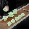 Farbenfrohes Gongfu-Teeservice aus Liuli-Glas Colorful Liuli Glass Chinese Gongfu Tea Set - Elegant Tea Ceremony - 3