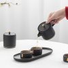 Tragbares Gongfu-Reiseteeset aus chinesischer Keramik Portable Chinese Ceramic Gongfu Travel Tea Set - Luxury On-the-Go - 1