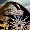 Handgefertigtes Edo-Kiriko-Whiskyglas mit Drachenmotiv und Holzkiste Edo Kiriko Dragon Motif Whisky Glass | Handcrafted Japanese Glass - 2
