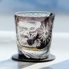 Handgefertigtes Edo-Kiriko-Whiskyglas mit Drachenmotiv und Holzkiste Edo Kiriko Dragon Motif Whisky Glass | Handcrafted Japanese Glass - 5