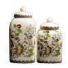 Keramik-Teedose mit Frühlingsblumen-Motiv & luftdichtem Verschluss Spring Floral Ceramic Airtight Tea Caddy - Loose Leaf Tea Storage - 6