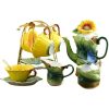 Floral Enamel English Porcelain Tea Set | Elegant Afternoon Tea Collection - 1
