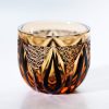 Edo Kiriko Sake-Glas | Handgeschliffenes Kristallglas in Schwarz & Bernstein Edo Kiriko Black-Amber Crystal Sake Glass | Handcrafted Japanese Glassware - 10