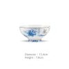Handgefertigtes Bone-China-Geschirrset Golden Garden mit Goldakzenten Golden Garden Bone China Dinnerware Set with Gold Accents | INGRI - 16