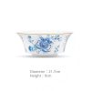 Handgefertigtes Bone-China-Geschirrset Golden Garden mit Goldakzenten Golden Garden Bone China Dinnerware Set with Gold Accents | INGRI - 20