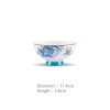 Handgefertigtes Bone-China-Geschirrset Golden Garden mit Goldakzenten Golden Garden Bone China Dinnerware Set with Gold Accents | INGRI - 10