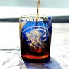 Handgefertigtes Edo-Kiriko-Whiskyglas „Raijin“ mit Holzbox Edo Kiriko Raijin Whisky Glass with Wooden Box - Japanese Artisan Tumbler - 3