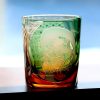 Handgefertigtes Edo-Kiriko-Whiskyglas „Raijin“ mit Holzbox Edo Kiriko Raijin Whisky Glass with Wooden Box - Japanese Artisan Tumbler - 5
