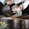 Teedose aus violettem Yixing-Ton Yixing Purple Clay Tea Caddy: Authentic Chinese Loose Tea Storage - 6