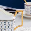 Teeservice „Circles & Dots“ aus Porzellan mit Goldrand Circles & Dots Porcelain Afternoon Tea Set with Gold Rims - 4