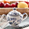 Blau-Weißes Bone China Teeservice mit Pfauen- und Pfingstrosen-Motiv Peacock Peony Blue & White Bone China Tea Set - Luxury Afternoon Tea - 5