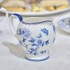 Blau-Weißes Bone China Teeservice mit Pfauen- und Pfingstrosen-Motiv Peacock Peony Blue & White Bone China Tea Set - Luxury Afternoon Tea - 4