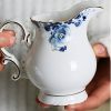 Englisches Teeservice aus Porzellan mit Blumenmuster und Ständer Floral English Tea Set with Rack | Porcelain Teapot Set - 4