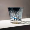 Indigo Bloom Legacy: Edo Kiriko Chrysanthemum Crystal Whisky Glass - 5