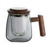 Glas-Teetasse mit Holzdeckel, Griff und Teesieb Glass Tea Mug with Wood Lid & Infuser (17 oz) - 8