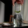 Glas-Teetasse mit Holzdeckel, Griff und Teesieb Glass Tea Mug with Wood Lid & Infuser (17 oz) - 3