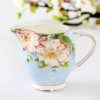Feines Bone-China-Teeservice mit Blumenmuster und Servierständer Floral Bone China Afternoon Tea Set with Rack - 4