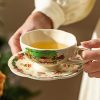 Porzellan-Teeset „Tea for One“ mit Weihnachtsbaum-Motiv Christmas Tree Porcelain Tea Set for One | Festive Teapot & Cup Set - 5