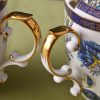Klassischer Bone-China-Becher mit Deckel & Löffel Classical Bone China Mug with Lid & Spoon | Feicui Elegant Tea/Coffee Cup - 3
