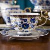 Floral Afternoon Tea Set: Elegant Bone China Teapot & Cups - 4