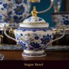 Floral Afternoon Tea Set: Elegant Bone China Teapot & Cups - 2